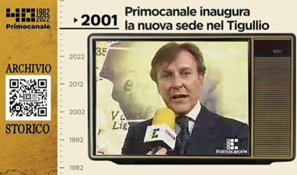 Dall'archivio storico di Primocanale, 2001: apre la nostra sede del Tigullio